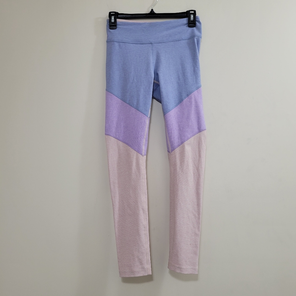 Outdoor voices colorblock pastel leggings S